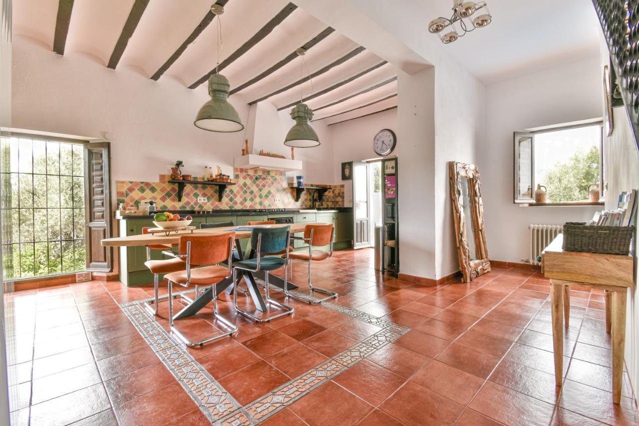 Casa Sol Y Aire - Vakantievilla In Dorp Met Prive Zwembad Pinos del Valle Exterior foto